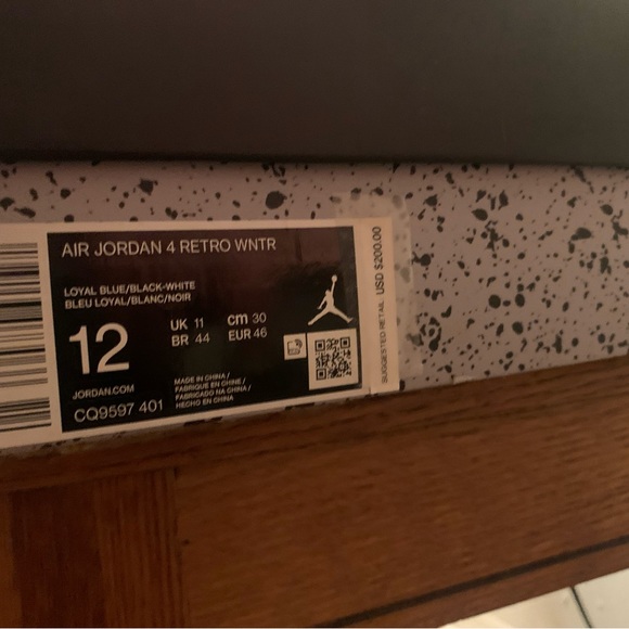 AIR JORDAN RETRO 4 WNTR. RETAIL $200 - Picture 2 of 11